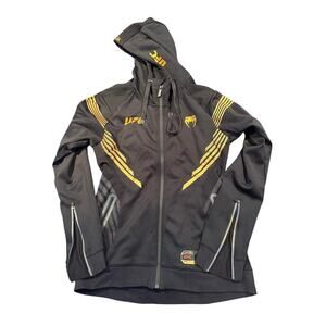 UFC Womens Venum Burrows Authentic Fight Night Walkout Hoodie Large